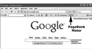 Google Toolbar con il PageRank Meter